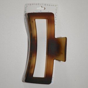 Large 5" Hair Claw Clip Butterscotch Tortoise Princess Accessories